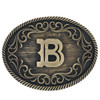 Montana Silversmiths Filigree Initial B Western Belt Buckle 