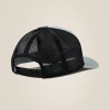 ARIAT Ariat Men's USA Flag Patch Logo Cap - Heathered Grey & Black 