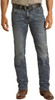 Rock & Roll Cowboy Men's Hooey Denim Slim Fit Boot Cut Revolver Jean 