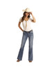 Rock & Roll Cowgirl Mid Rise Trouser Jean  