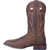 DAN POST Dan Post Men's Tan Abram Square Toe Western Leather Cowboy Boot 
