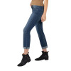 Silver Jeans Women's Curvy Mid Rise Slim Straight Leg Jean 