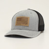Ariat Patriot US Flag Trucker Hat Snapback Grey Cap 