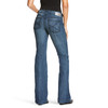 Ariat Women's Trouser Mid Rise Stretch Ella Wide Leg Jean 10018360