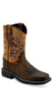 Old West Child's Youth Bullhide Western Cowboy Work Boot