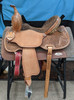 Scott Thomas Barrel Saddle Tooled BR700 15" FQHB Wide Tree 