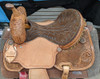 Scott Thomas Barrel Saddle Tooled BR700 15" FQHB Wide Tree 