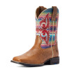 Ariat Girl's Youth Lonestar Serape Wester Stitched Cowgirl Boot 