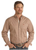 Panhandle men's Roughstock Taupe Print Button Western Shirt