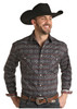 Roughstock Men's Nany Aztec Print Snap Western Shirt 