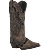 Laredo Women's Skyla Floral Embroidered Studded Western Cowgirl Boot