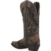 Laredo Women's Skyla Floral Embroidered Studded Western Cowgirl Boot