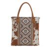 Myra Bags Elisa Hairon Cowhide Western Tote Bag 