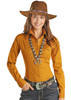 Panhandle Women's Solid Snap Western Shirt