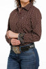 CINCH Cinch Women's Geo Print Purple Western Shirt 