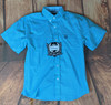 Panhandle Boy's Turquoise Short Sleeve Western Shirt 