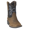 M&F Western Ariat Lil' Stompers Infant Tombstone Boot - Navy & Medium Brown