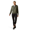 Ariat Women's Breathe Olive 1/2 Zip Pullover Sweatshirt