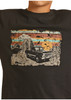 Rock & Roll Denim Youth Vintage Pickup Truck Sunset Graphic T Shirt