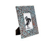MYRA BAGS Myra Bags Hemlock Turquoise Tooled Leather 8" x 10" Picture Frame 