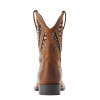 Ariat Distressed Tan Quickdraw VentTEK Western Boot For Kids
