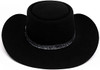Stetson Revenger Black Gambler Western Cowboy Hat 