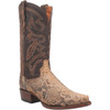 Dan Post Men's Sand Sturgis Snake Snip Toe Western Boot