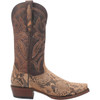 DAN POST Dan Post Men's Sand Sturgis Python Snip Toe Western Leather Boot 
