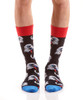 Yo Sox Men's Early Bird Crew Socks 