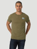 Wrangler Men's Olive Green Camping T Shirt 