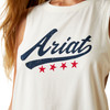 Ariat Women's  Retro Sleeveless Tank Top Egret Patriot