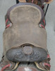 HR SADDLES AND TACK HR Cowhorse Roughout Saddle Hud Roberts Signature Series 16" 