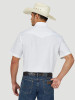 Wrangler Men's White Solid Western Snap Sport Shirt