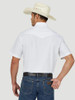WRANGLER Wrangler Men's White Solid Western Snap Sport Shirt 