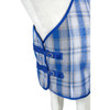 TOUGH 1 Tough 1 Deluxe Mesh Fly Sheet Royal Blue Plaid 