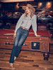 WRANGLER Wrangler Women's Avery Retro Premium High Rise Slim Bootcut Jean 
