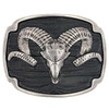 MONTANA SILVERSMITH Montana Silversmiths Men's Rocky Mountain Bighorn Sheep Attitude Buckle 
