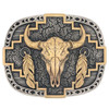 MONTANA SILVERSMITH Montana Silversmiths Men's Gold Tone Southwest Abundance Attitude Buckle 