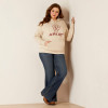 Women's  Ariat Oatmeal Hoodie