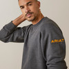 Men's Workman Rebar Charcoal Logo Sweater