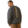 Ariat Men's Rebar Workman Logo Charcoal Heather Sweater
