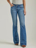 Women's Retro Mae Released Hem Mid Rise Trouser Jean Brianna