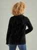 WRANGLER Wrangler Women's Black Retro Party Polyester Blazer 
