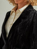 WRANGLER Wrangler Women's Black Retro Party Polyester Blazer 
