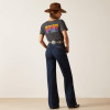 Women's Ultra Hr Western Wide Jean Rinse