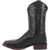 Dan Post Men's Black Kingsly Exotic Caiman Square Toe Western Boot
