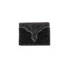 M&F Nocona Men's Black Bifold Roughout Buck Laced Leather Wallet