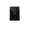 Men's Nocona Roughout Buck Lace Trifold Wallet Black (N500046001) 