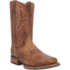 Dan Post Men's Brown Dugan Bison Leather Cowboy Boot