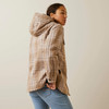 Women's Fossil Plaid Rebar Flannel Shirt Jacket